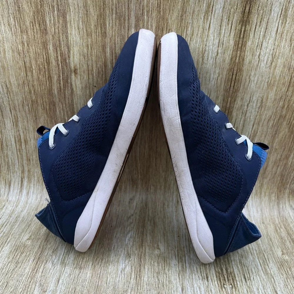 OluKai Moku Pae Men's Size 10 Slip On Blue Mesh Shoes Low Top Sneakers